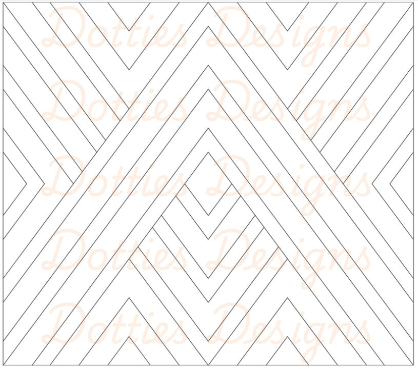 Southwestern Diamonds Pre Cut Template