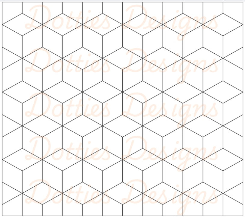 3D Blocks Pre Cut Template