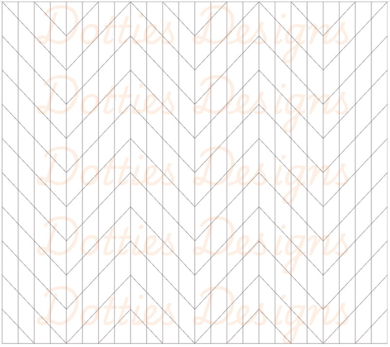 Chevron Pre Cut Template