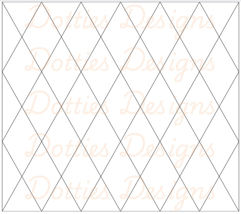 Argyle Pre Cut Template