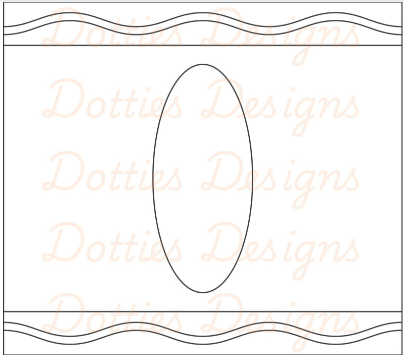 Crayon Pre Cut Template