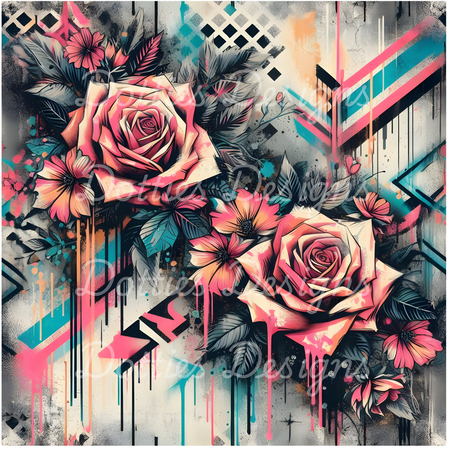 #229 - 10"x10" Printed Vinyl