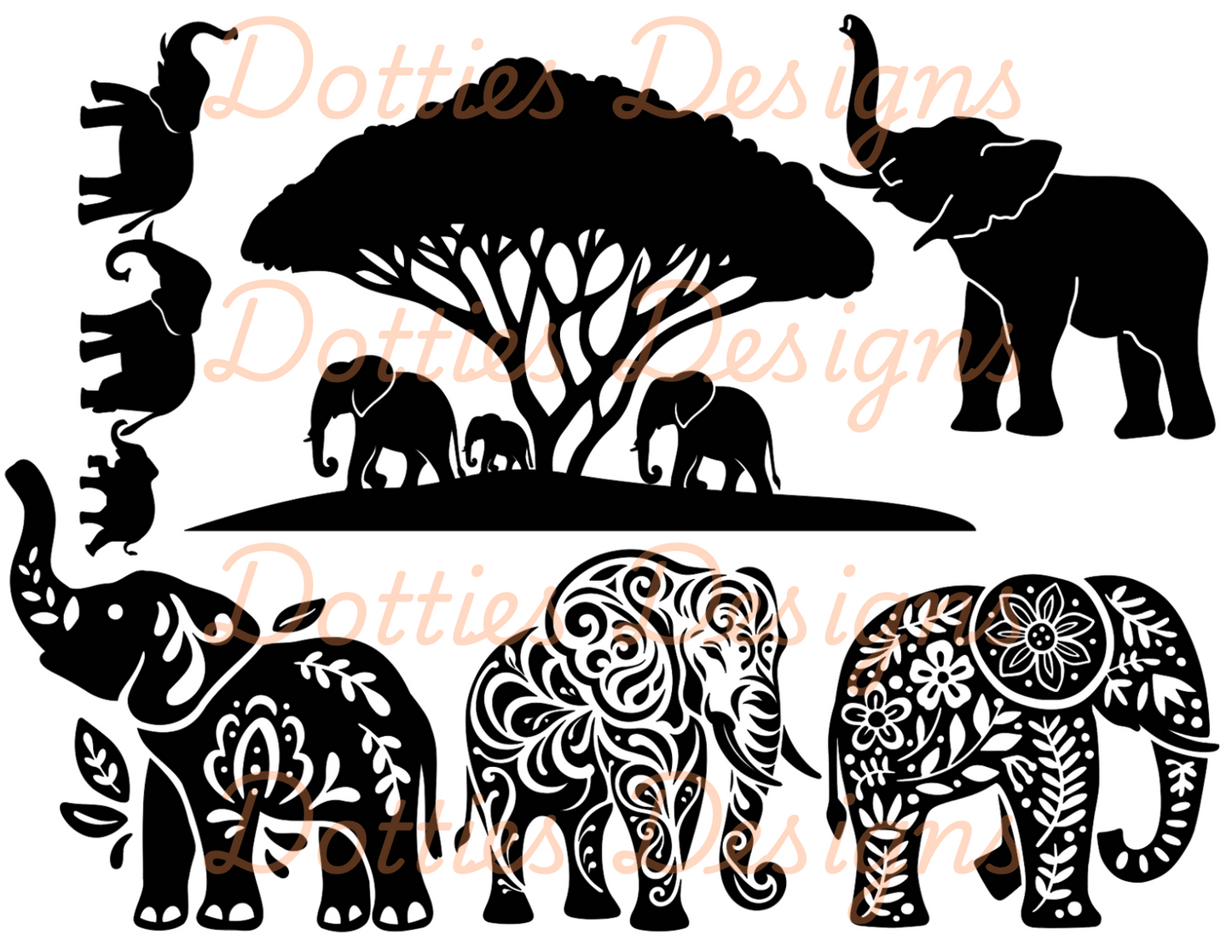Elephant Peekaboo (Intermediate)