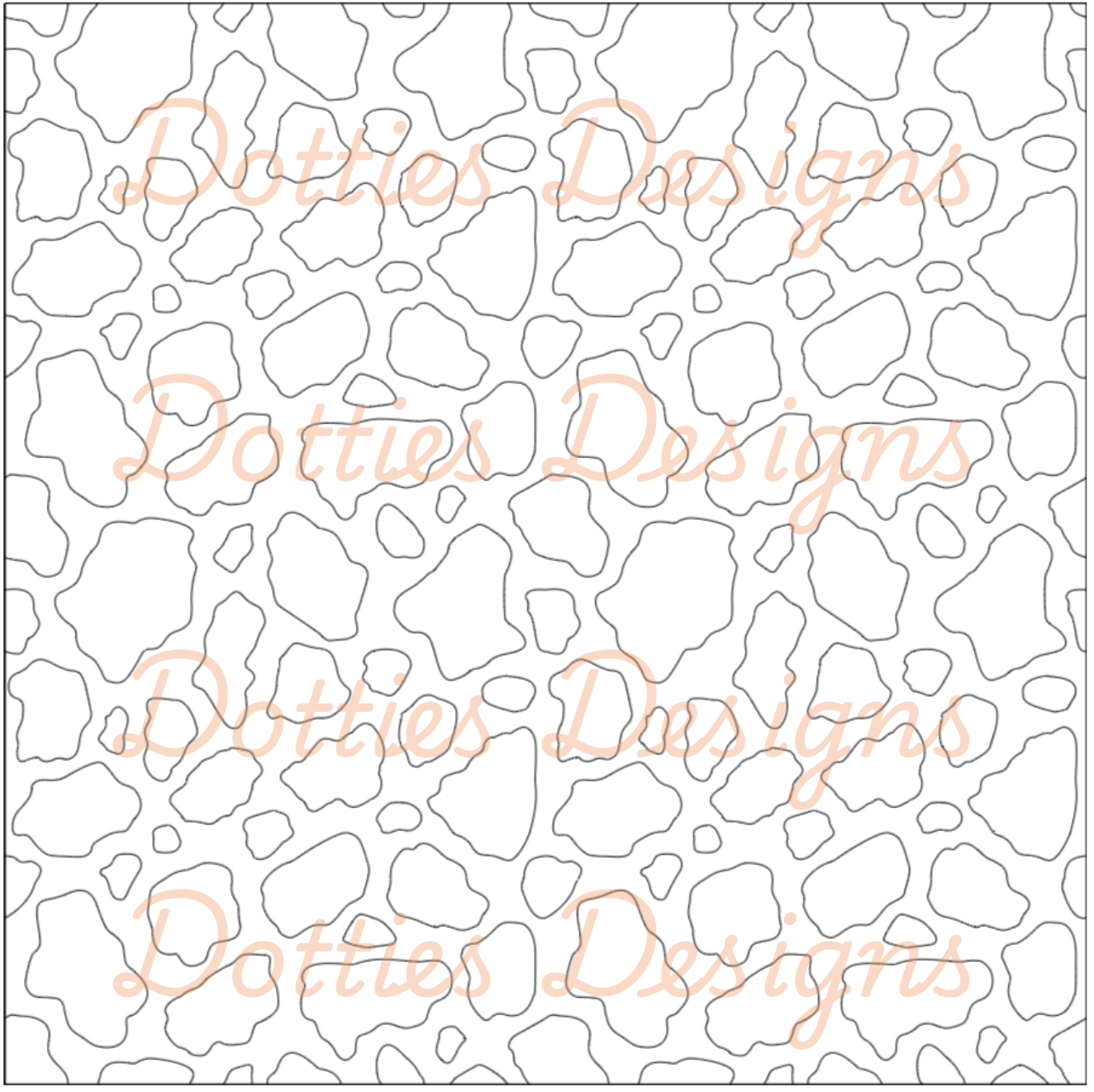 B2.2 - Small Cow Pre Cut Template