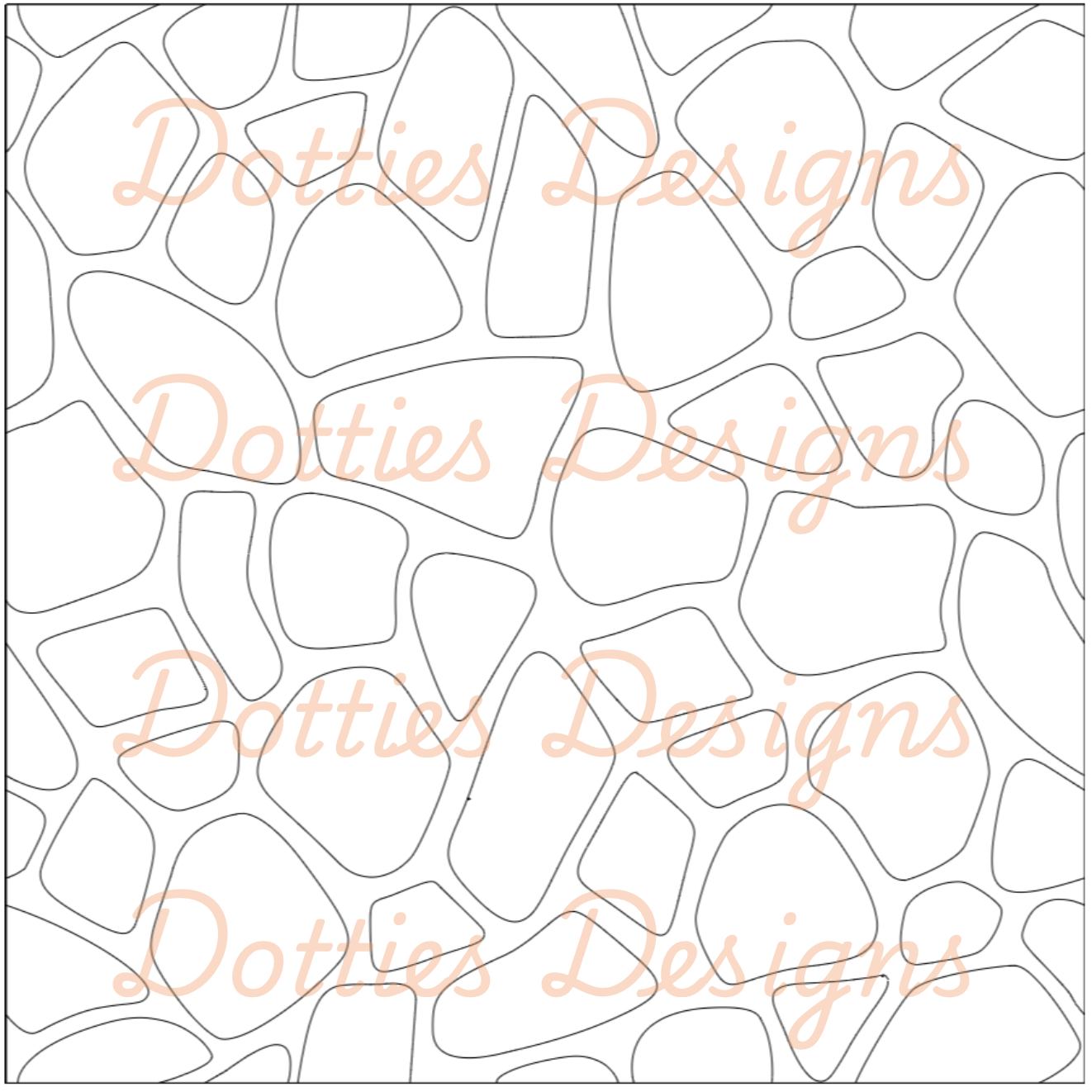 B2.3 - Large Giraffe Pre Cut Template