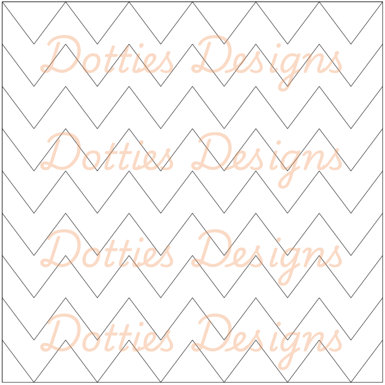 B3.7 - Chevron Pre Cut Template