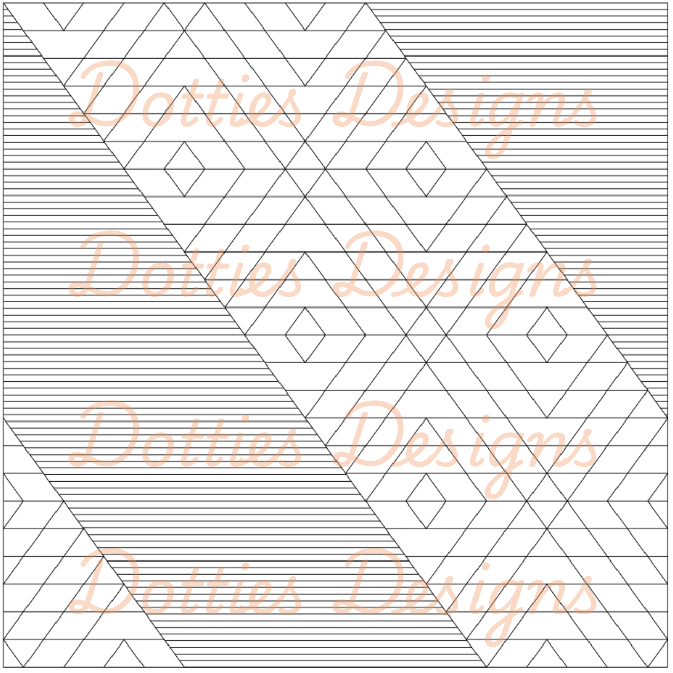 A1.5 - Southwestern/Lines Pre Cut Template
