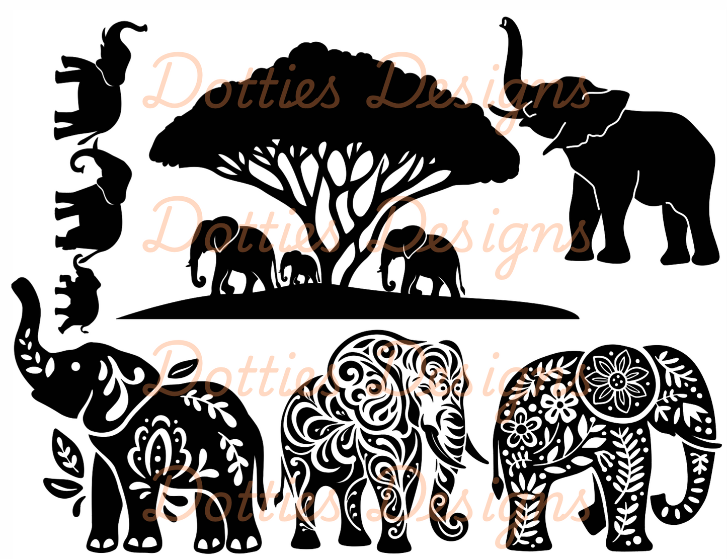 Elephant Peekaboo (Advanced)