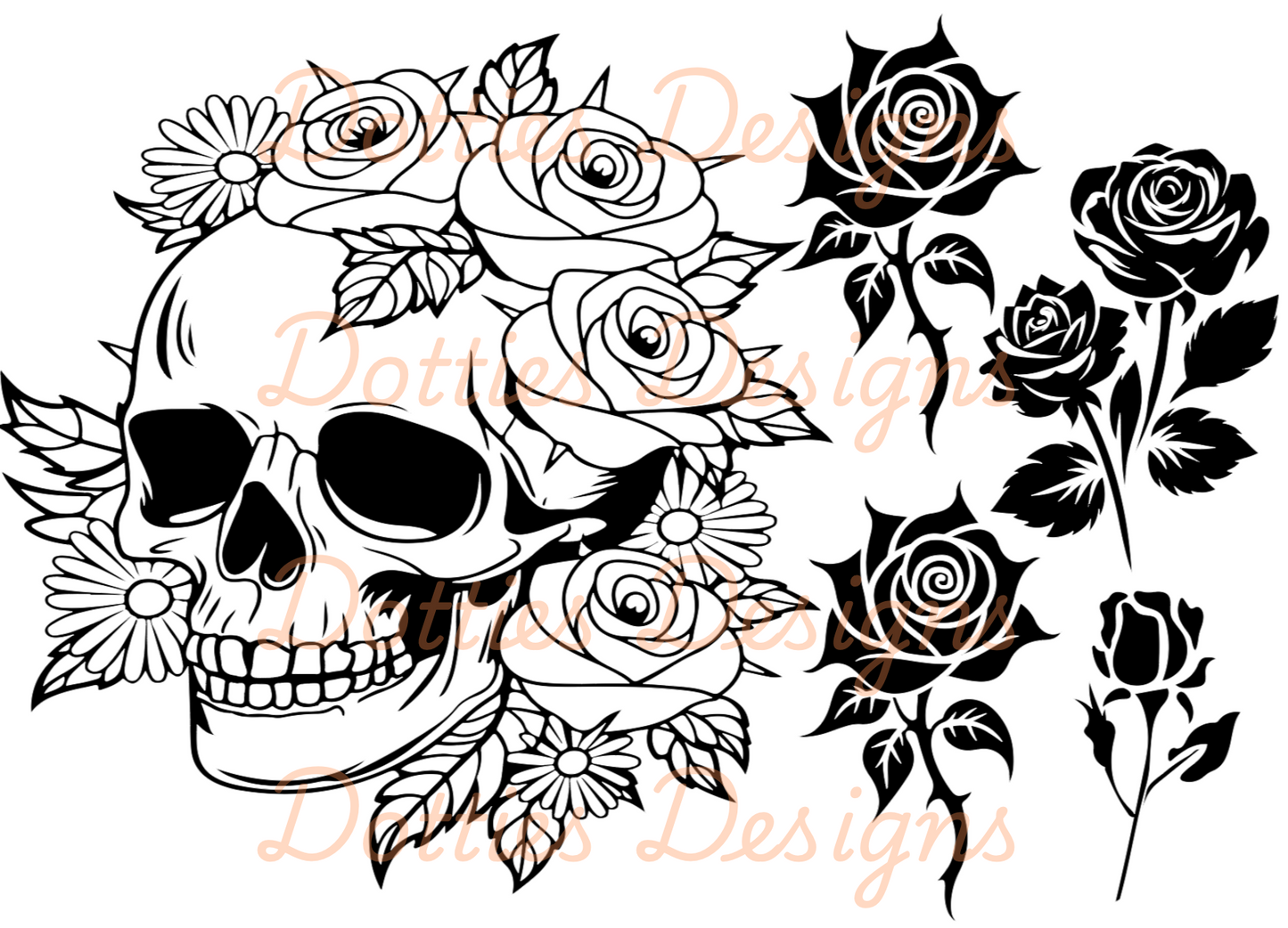Skulls & Roses Peekaboo (Expert)