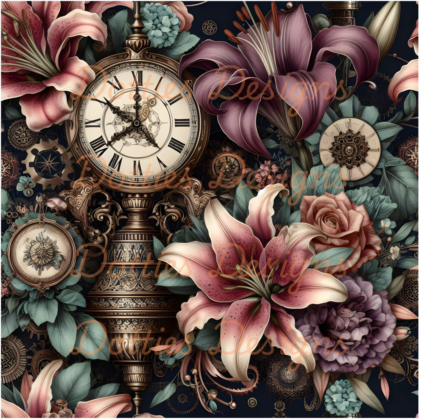 #1 Steam Punk - 10"x 10" Printed Vinyl