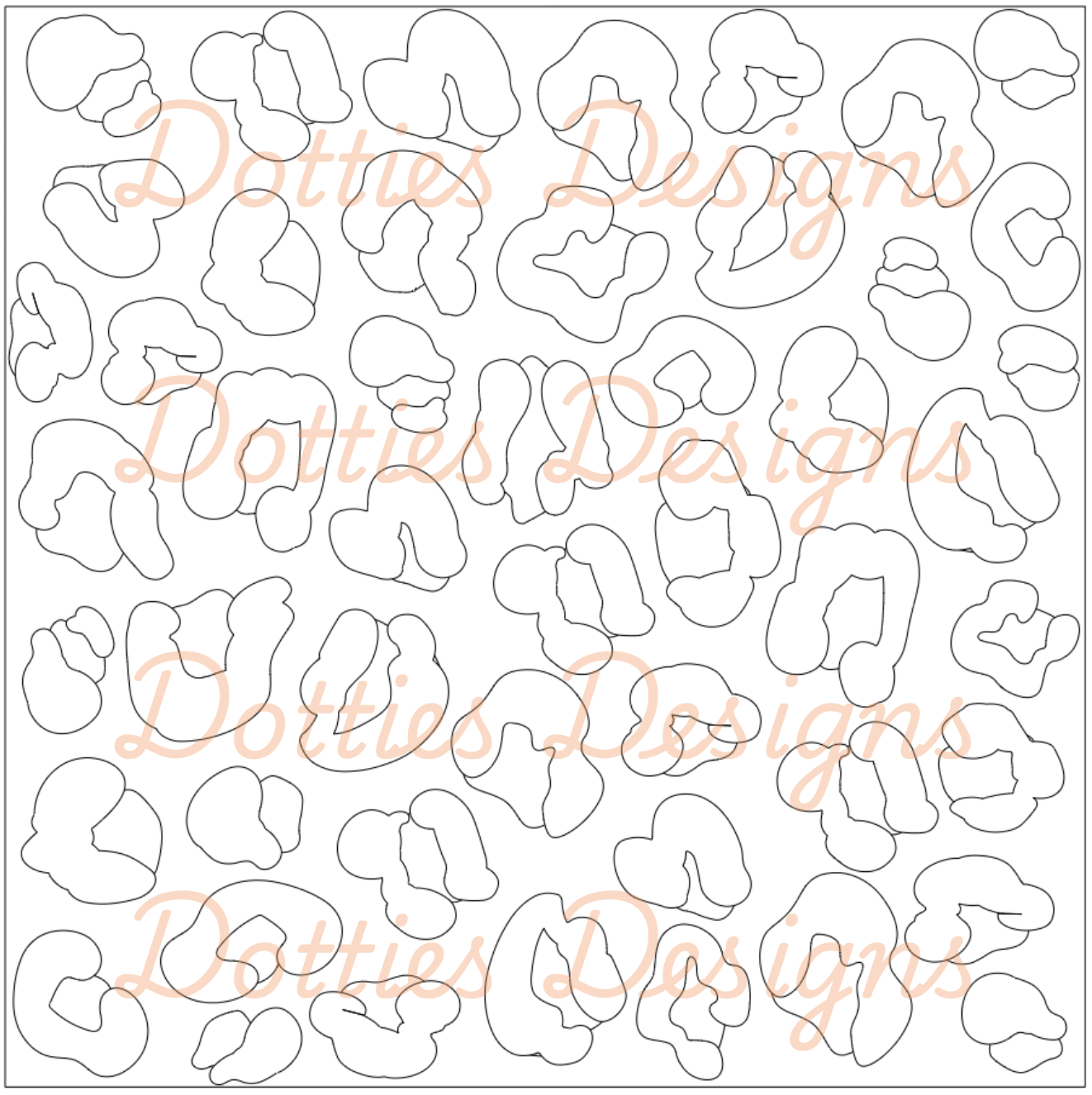 B2.11 - Cheetah Pre Cut Template