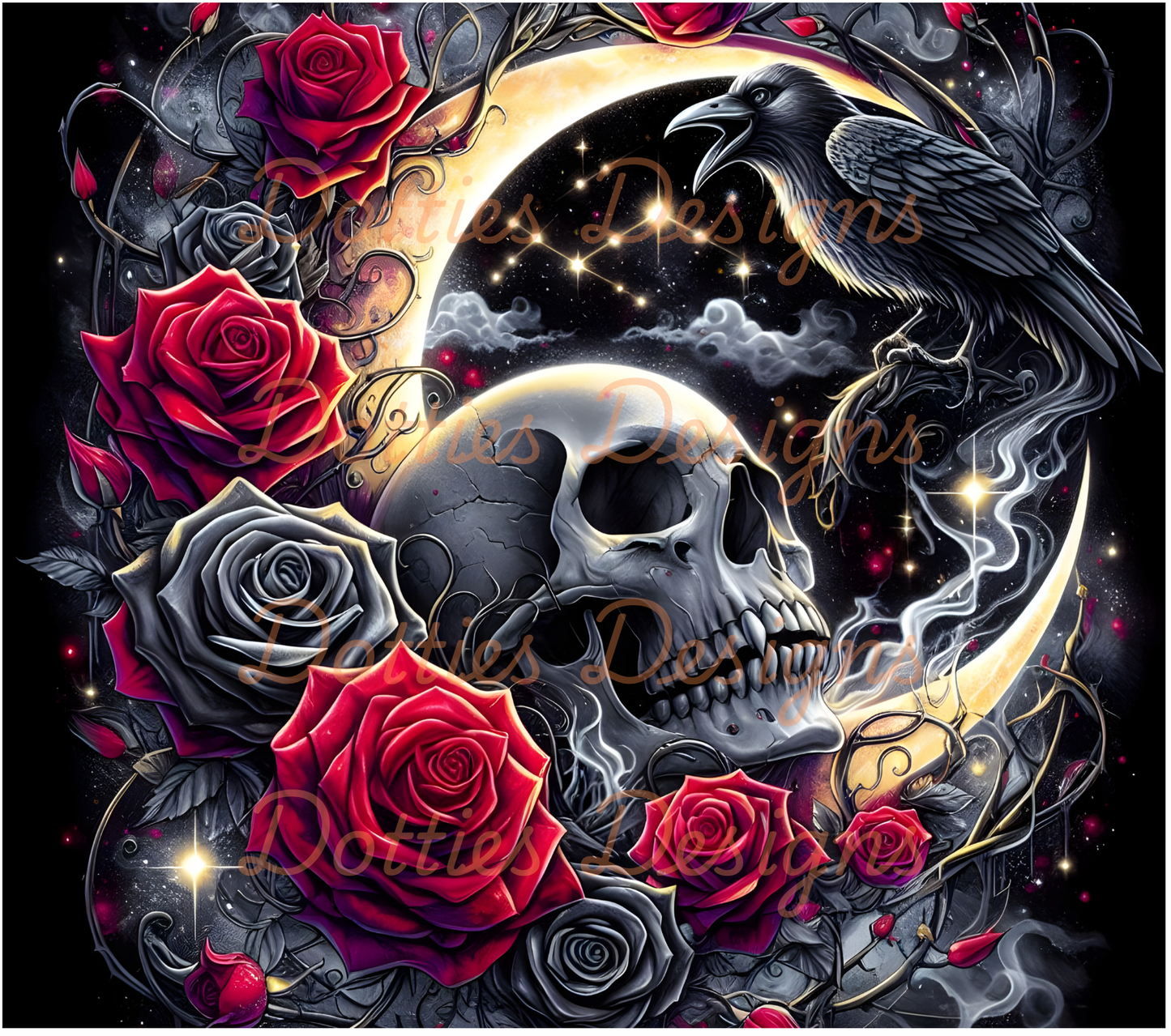#Rose Skull - 40oz Mindbender