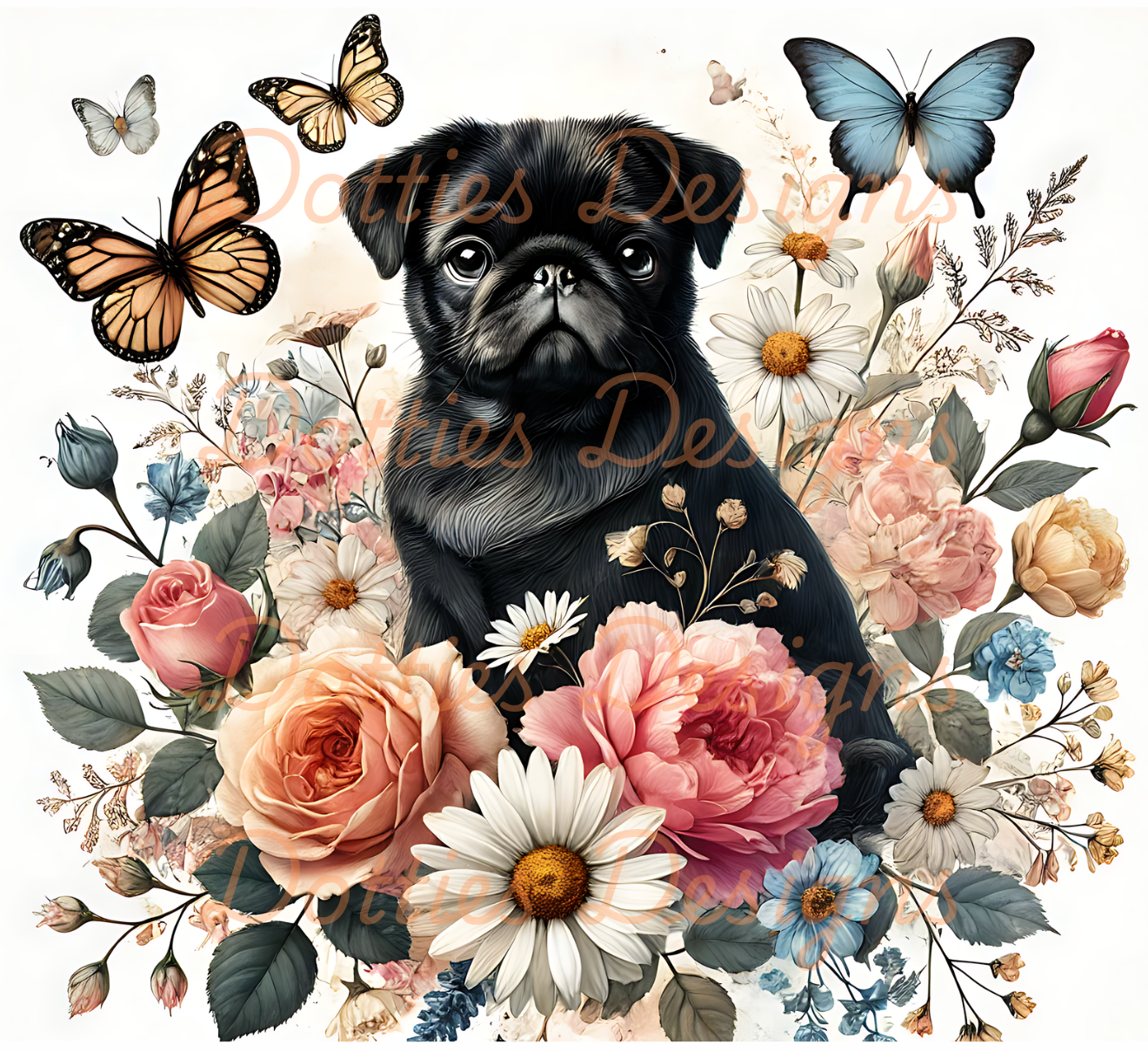 #129 - 10"x 10" Printed Vinyl