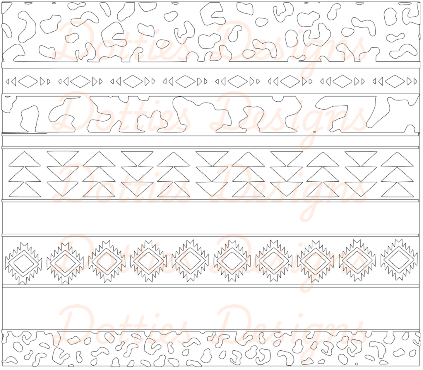 KGD Pre Cut Template A 1:10