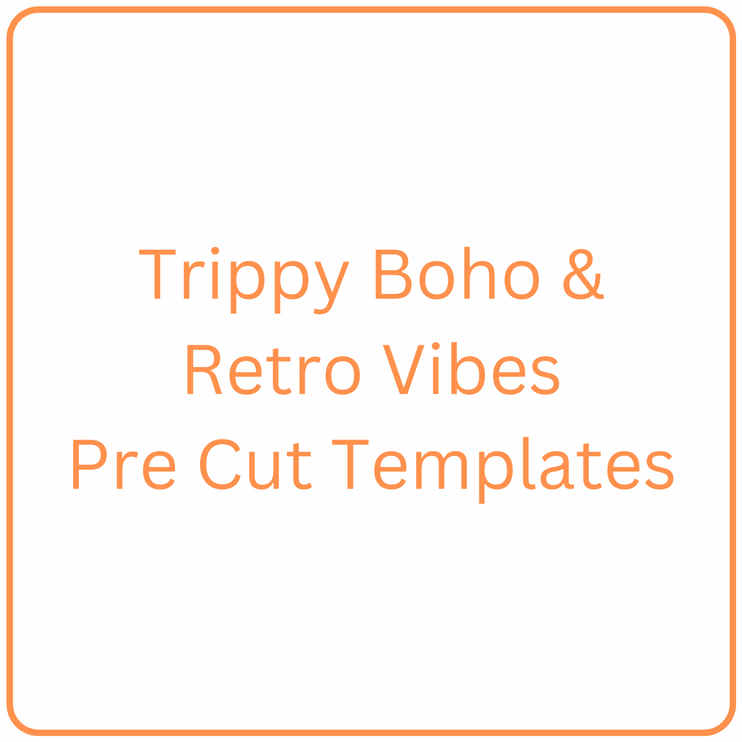 Trippy Boho/Retro Vibes Collection