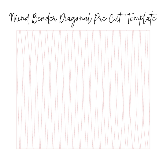 Mindbender Diagonal Pre Cut Template