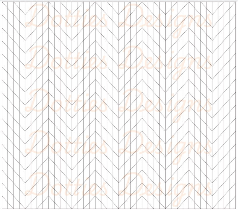 Chevron Pre Cut Template