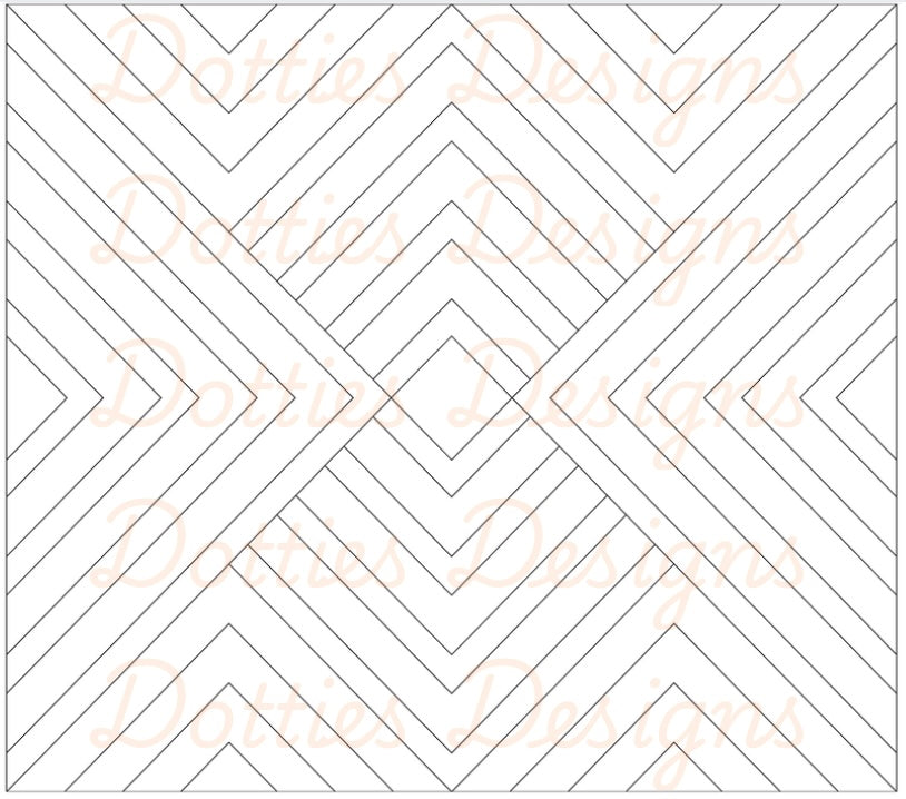 Southwestern Diamonds Pre Cut Template