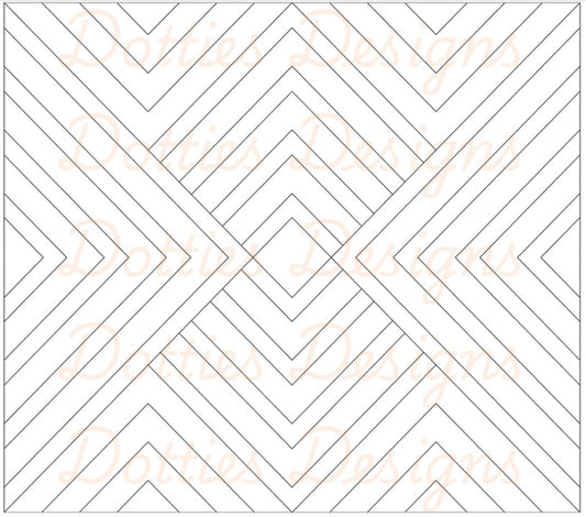 Southwestern Diamonds Pre Cut Template