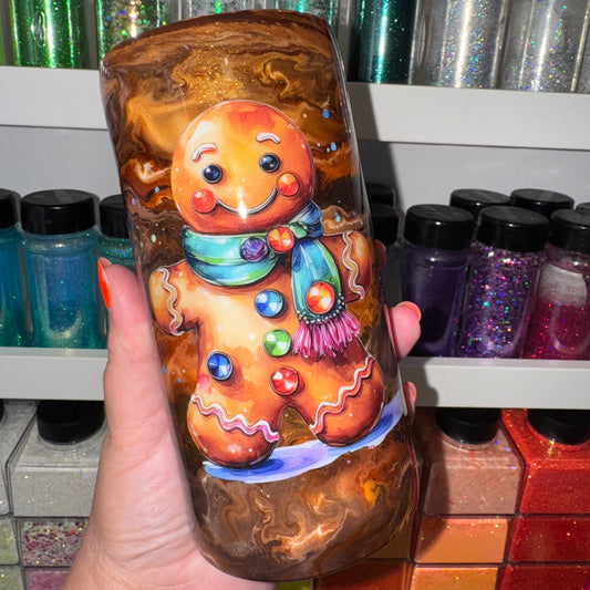 £1 Waffle - 15oz Gingerbread Man RTS
