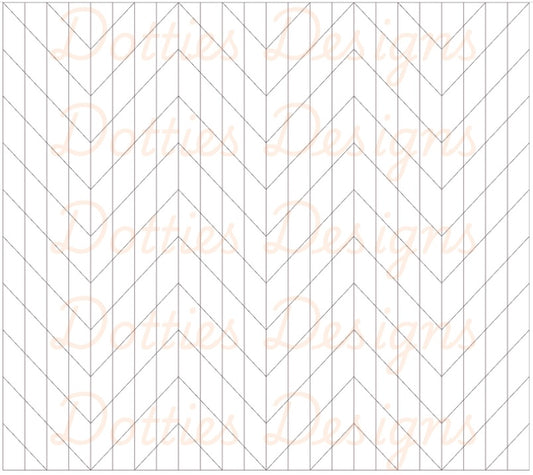 Chevron Pre Cut Template