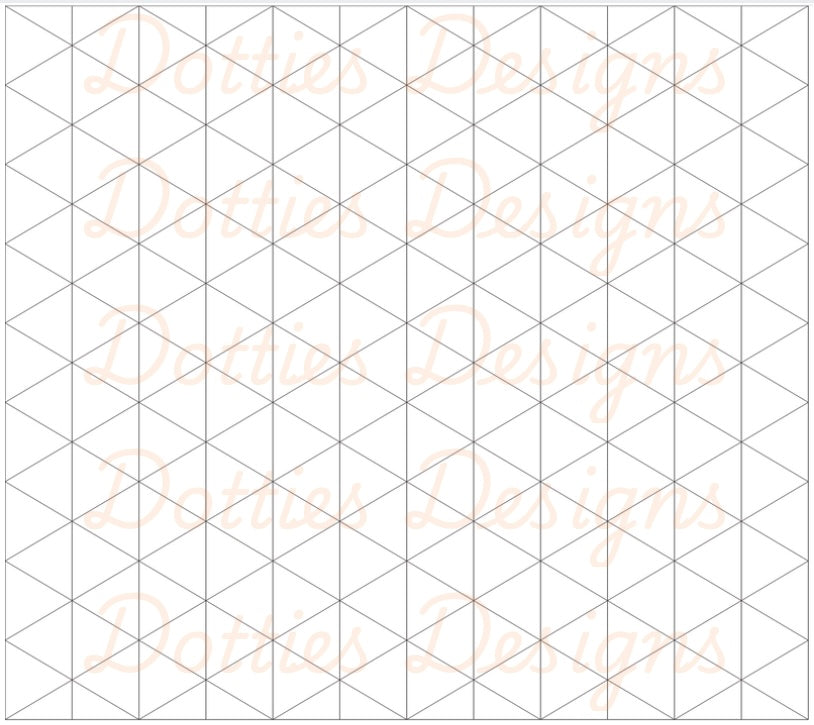 Triangles Pre Cut Template