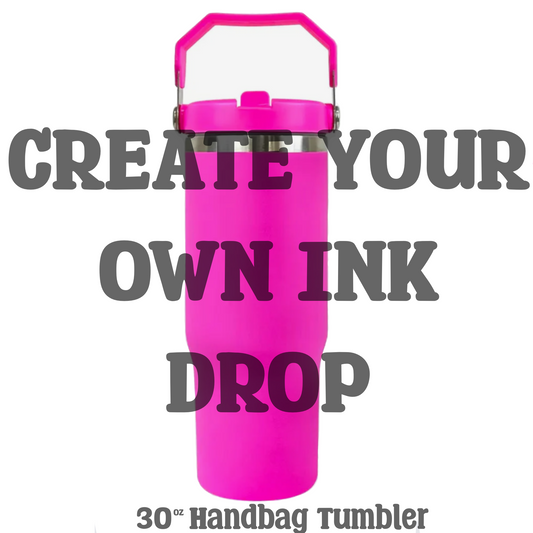 Handbag 30oz (No Handle) Stainless Steel Skinny Tumbler