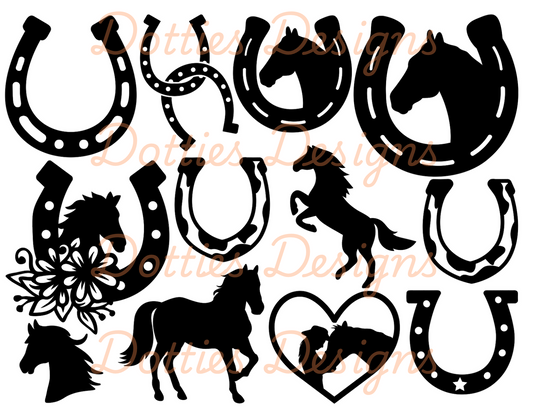 Horses & Horseshoe's Peekaboo (Intermediate)