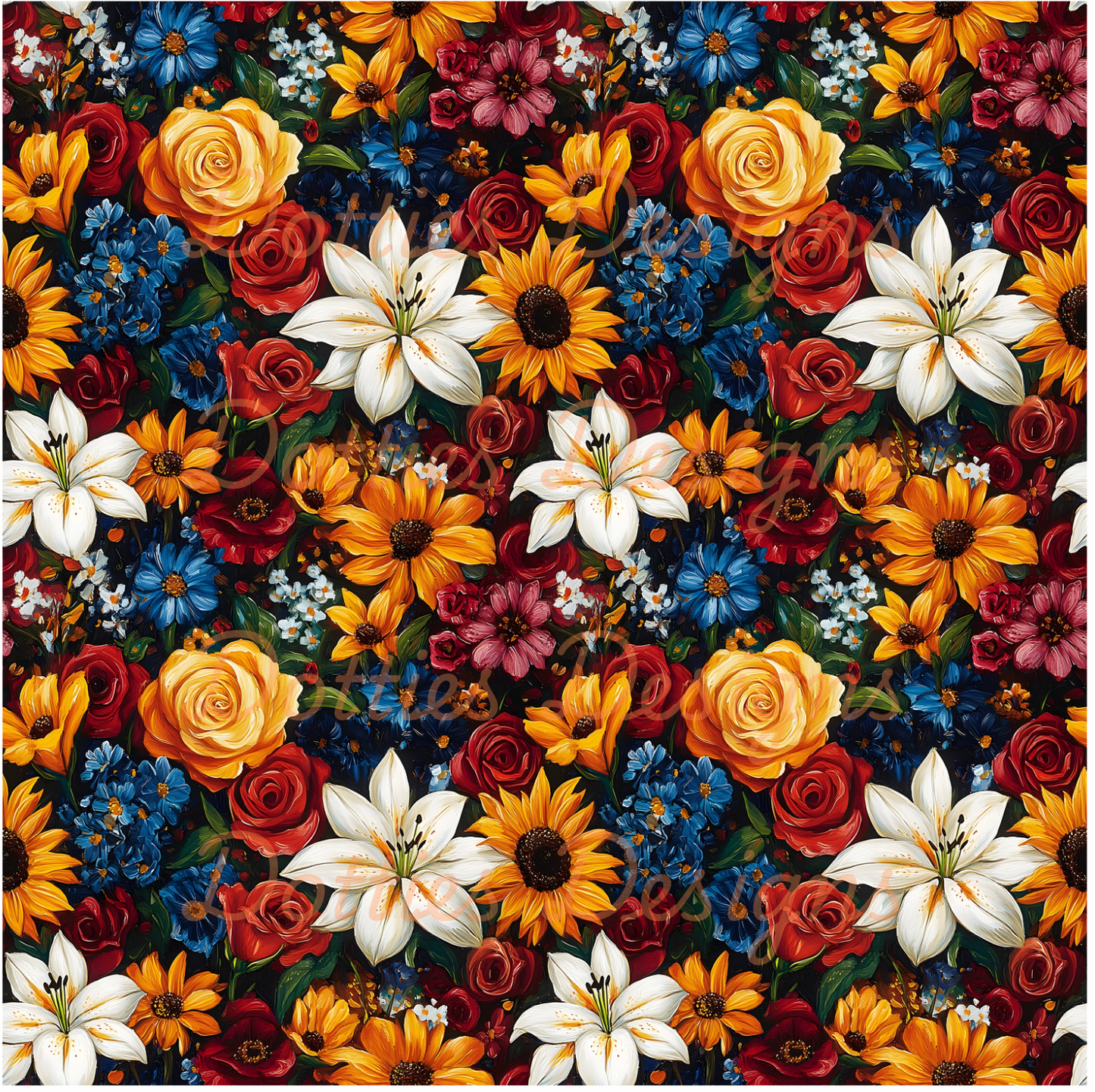 #190- 10"x10" Printed Vinyl