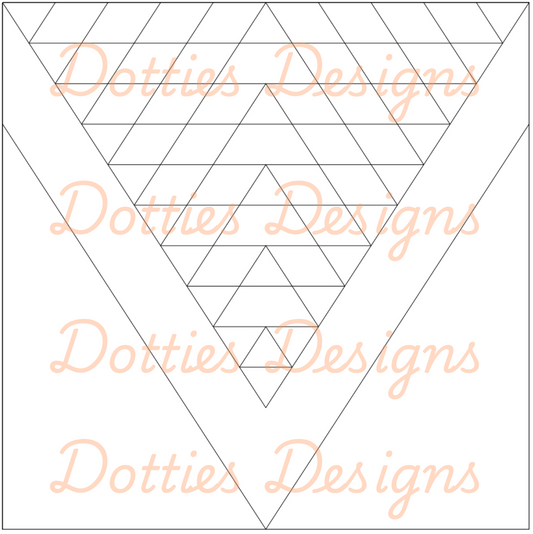 B1.7 - Southwestern V Split Pre Cut Template