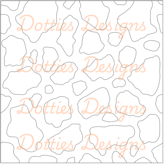 B2.1 - Large Cow Pre Cut Template