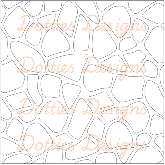 B2.3 - Large Giraffe Pre Cut Template