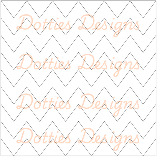 B3.7 - Chevron Pre Cut Template