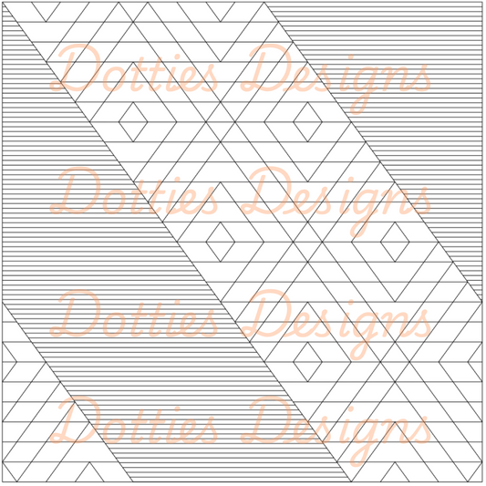 A1.5 - Southwestern/Lines Pre Cut Template