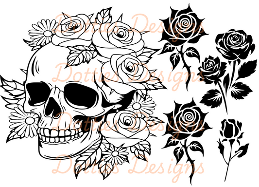 Skulls & Roses Peekaboo (Expert)
