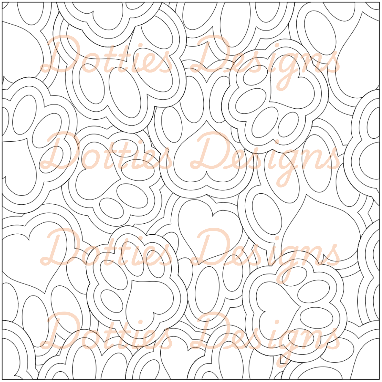 Burst 1.10 - Paw Prints