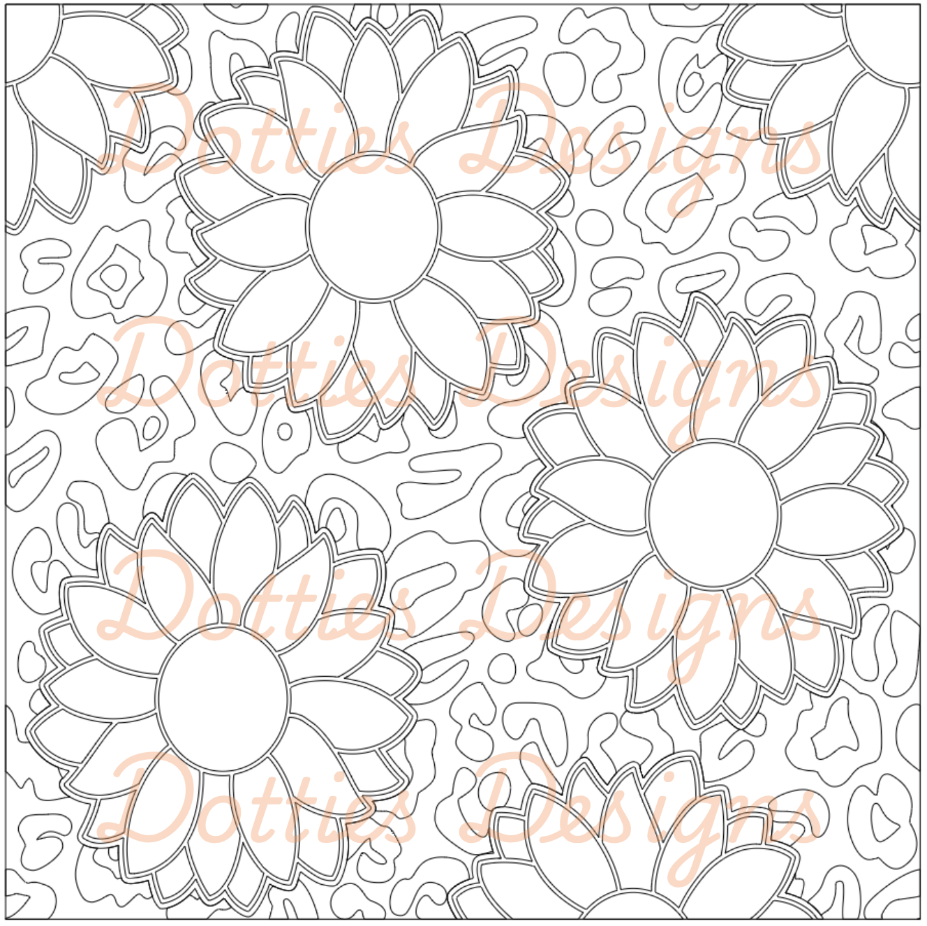 Burst 1.57 - Sunflower/Leopard