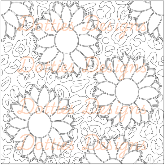 Burst 1.57 - Sunflower/Leopard