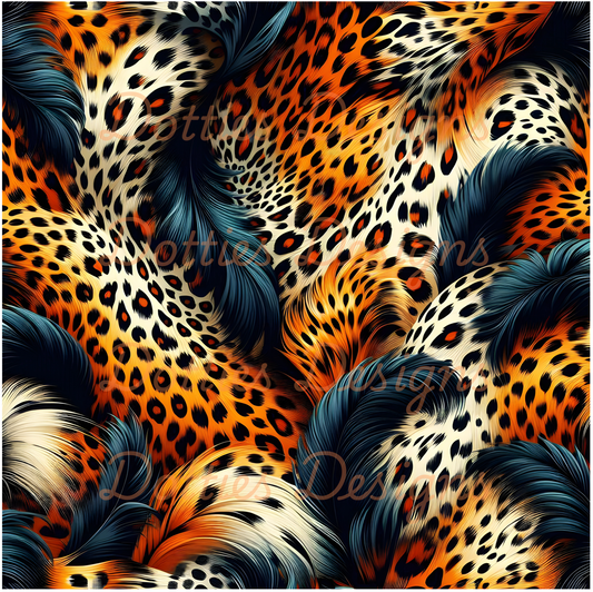 #10 Feathers - 10"x 10" Printed Vinyl