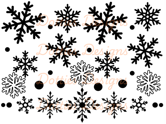 Snowflakes Peekaboo (Intermediate)