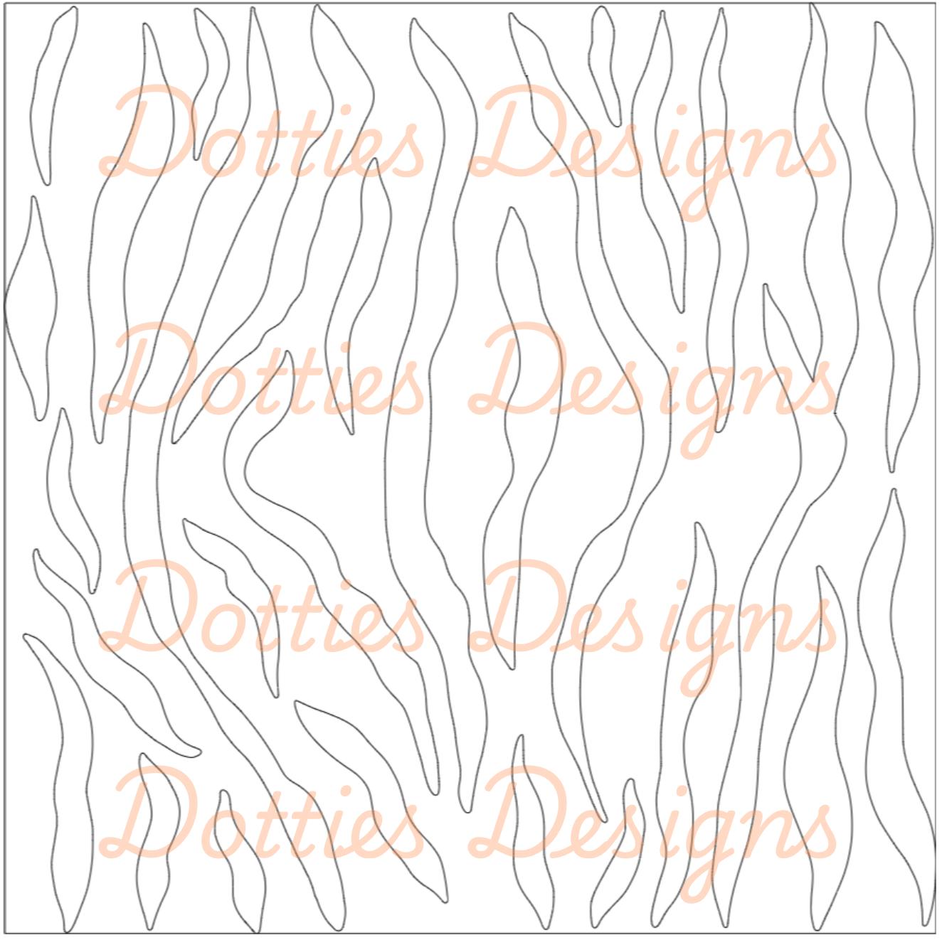 B2.12 - Tiger Pre Cut Template