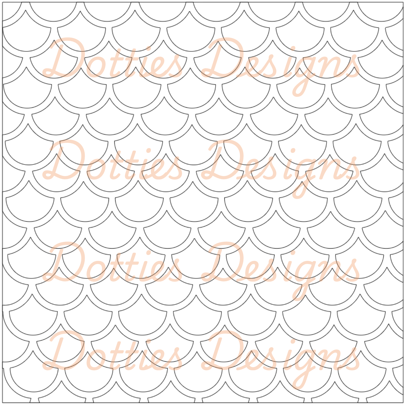 B2.10 - Mermaid Pre Cut Template