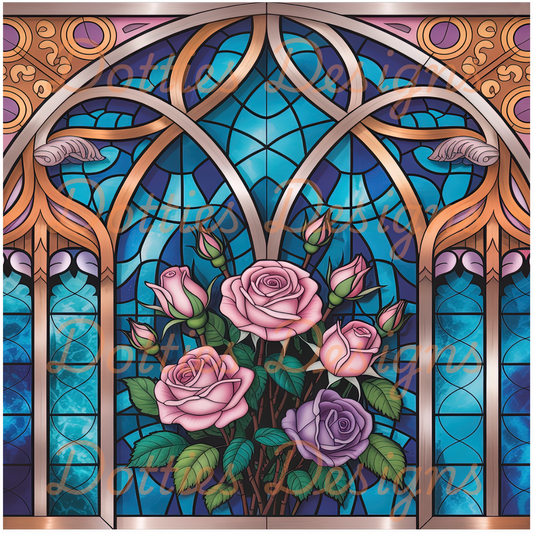 #025 - 10"x 10" Printed Vinyl