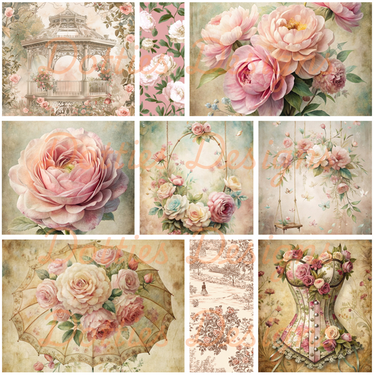 Victorian Rose/Element Sheet