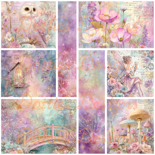 Pastel Fairy & Mushrooms/Element Sheet