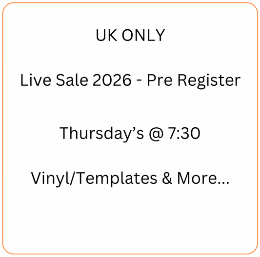 UK ONLY - Live Sale Pre Register - Thursday's @7:30