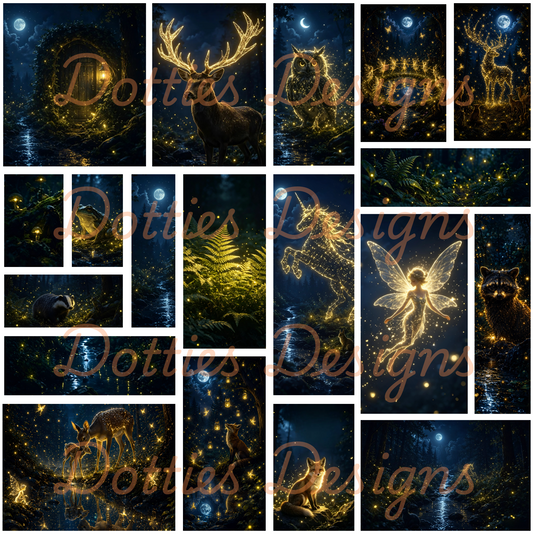 Magical Night Forest/Element Sheet