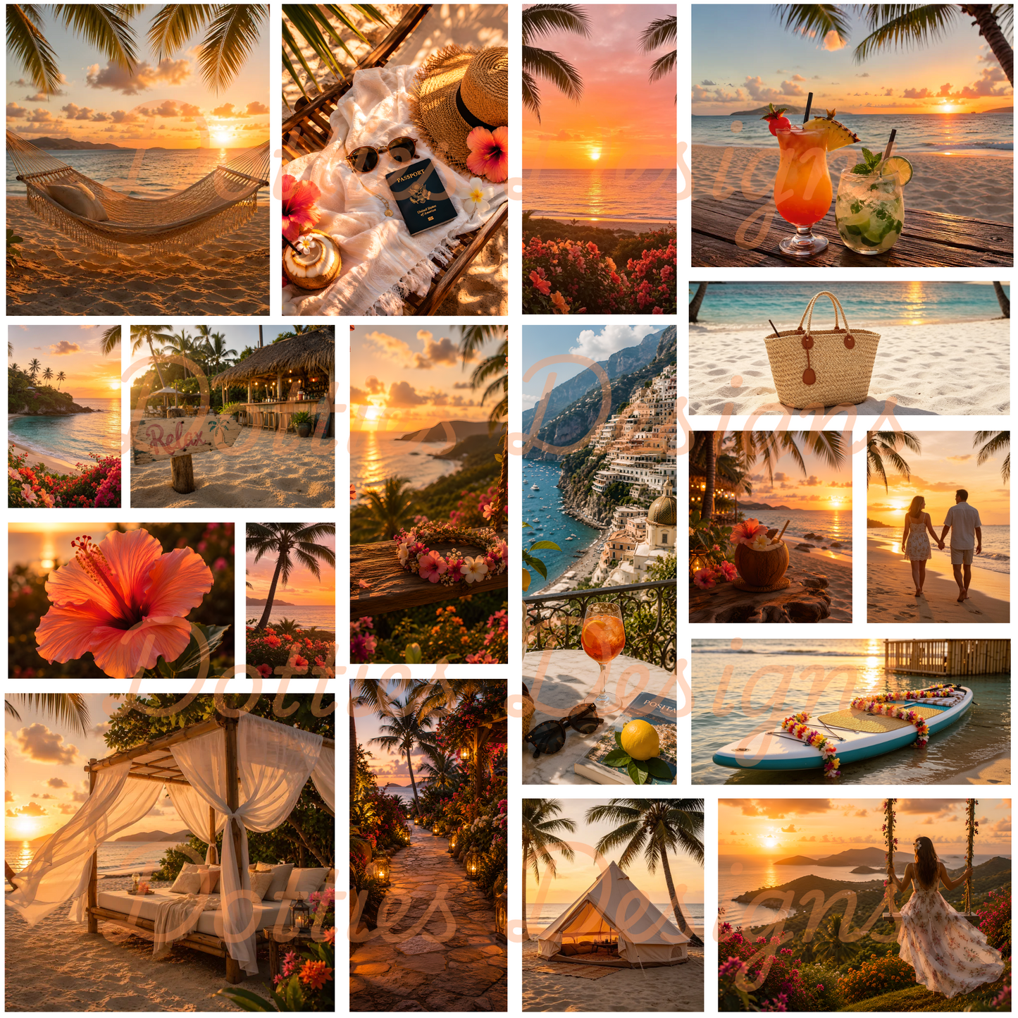 Beach Vacation/Element Sheet