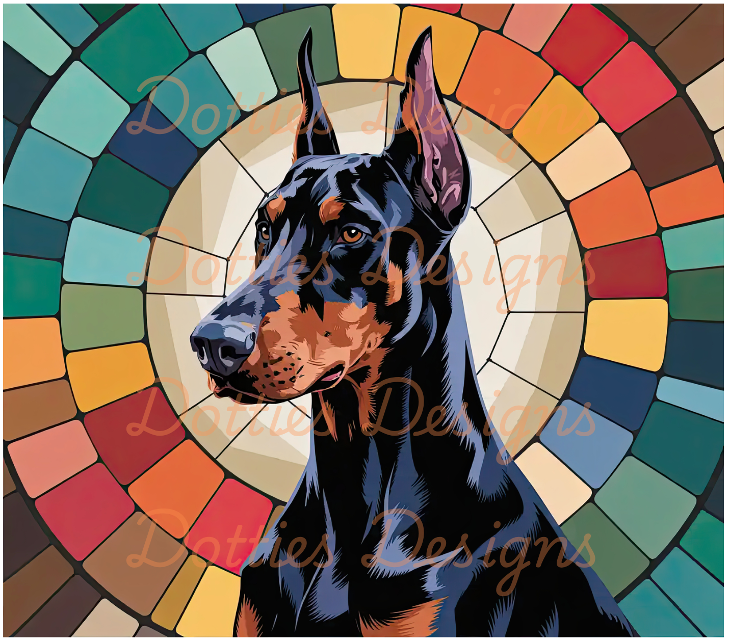 #122 - 10"x 10" Printed Vinyl