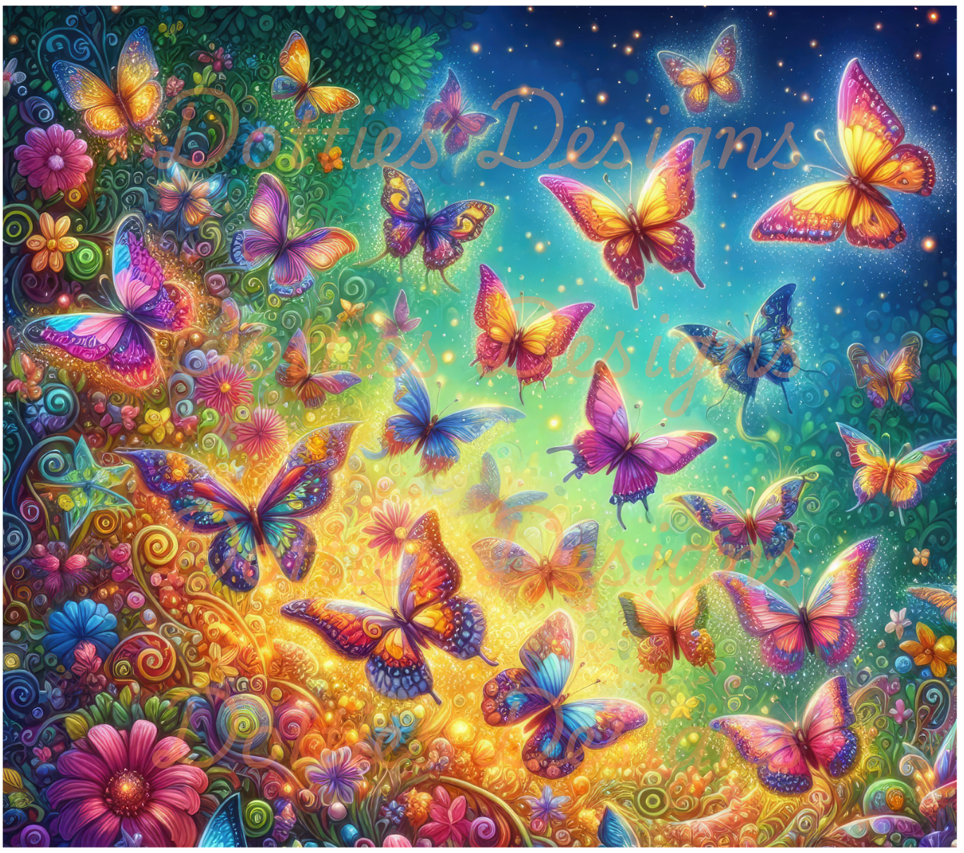 #140 - 10"x 10" Printed Vinyl